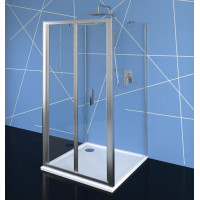 EASY LINE třístěnný sprchový kout 1000x800mm, skládací dveře, L/P varianta, čiré sklo EASY LINE třístěnný sprchový kout 1000x800mm, skládací dveře, L/P varianta, čiré sklo