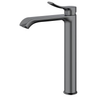 SUGA stojánková umyvadlová baterie vysoká, bez výpusti, gun metal SUGA stojánková umyvadlová baterie vysoká, bez výpusti, gun metal