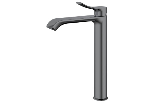 SUGA stojánková umyvadlová baterie vysoká, bez výpusti, gun metal SUGA stojánková umyvadlová baterie vysoká, bez výpusti, gun metal