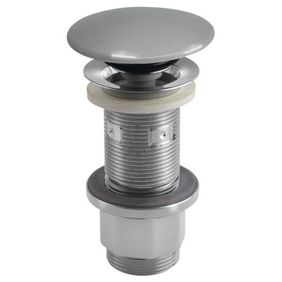 Umyvadlová výpust 5/4“, click-clack, betonová zátka, 10-80mm, šedá pololesk Umyvadlová výpust 5/4“, click-clack, betonová zátka, 10-80mm, šedá pololesk