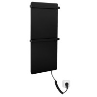 ELMIS elektrický sušák ručníků 400x800mm, 100W, hliník, antracit ELMIS elektrický sušák ručníků 400x800mm, 100W, hliník, antracit