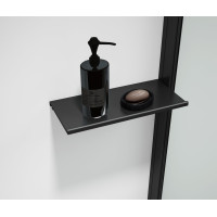 ESCA SHELF polička do profilu 230x120mm, černá mat ESCA SHELF polička do profilu 230x120mm, černá mat