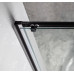 SIGMA SIMPLY BLACK sprchové dveře posuvné pro rohový vstup 1100 mm, čiré sklo