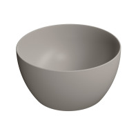 PURA keramické umyvadlo na desku, průměr 42x22cm, tortora mat PURA keramické umyvadlo na desku, průměr 42x22cm, tortora mat