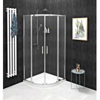 SIGMA SIMPLY čtvrtkruhová sprchová zástěna 1000x800 mm, R550, čiré sklo SIGMA SIMPLY čtvrtkruhová sprchová zástěna 1000x800 mm, R550, čiré sklo
