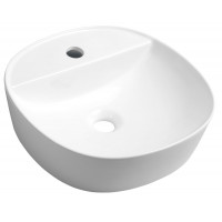 LUGANO keramické umyvadlo průměr 41x11,5 cm, na desku LUGANO keramické umyvadlo průměr 41x11,5 cm, na desku