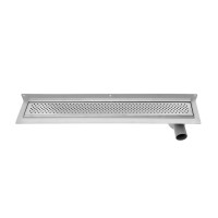 KROKUS nerezový sprchový kanálek s roštem, ke zdi, 860x122x92 mm KROKUS nerezový sprchový kanálek s roštem, ke zdi, 860x122x92 mm