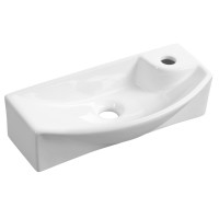 CARLON keramické umývátko, 45x23cm, otvor pro baterii vpravo, bílá CARLON keramické umývátko, 45x23cm, otvor pro baterii vpravo, bílá