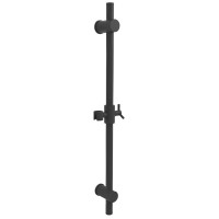 Posuvný držák sprchy kulatý, 560 mm, černá mat Posuvný držák sprchy kulatý, 560 mm, černá mat