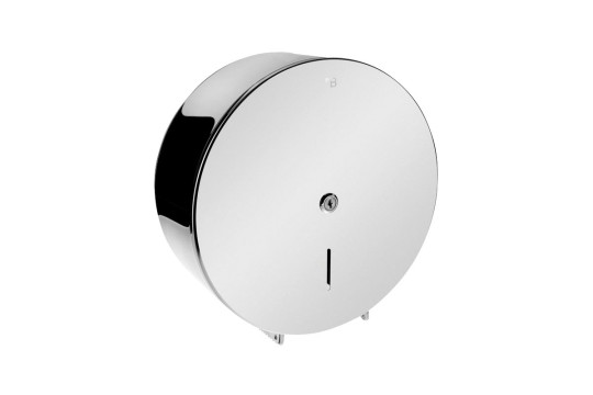 Zásobník na toaletní papír max. Ø 30cm, 325x310x128mm, nerez lesk Zásobník na toaletní papír max. Ø 30cm, 325x310x128mm, nerez lesk