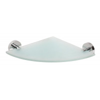 X-ROUND E skleněná polička rohová 250x250mm, chrom X-ROUND E skleněná polička rohová 250x250mm, chrom