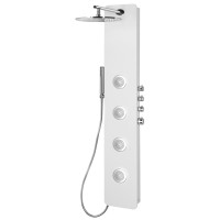 SPIRIT ROUND termostatický sprchový panel nástěnný, 250x1550mm, bílá SPIRIT ROUND termostatický sprchový panel nástěnný, 250x1550mm, bílá