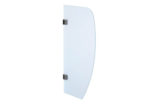Oddělovací stěna mezi pisoáry 40x80 cm, sklo mat Oddělovací stěna mezi pisoáry 40x80 cm, sklo mat