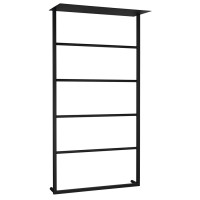 SKA nástěnný sušák ručníků s policí 604x1184x252mm, černá mat SKA nástěnný sušák ručníků s policí 604x1184x252mm, černá mat