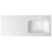ARECA umyvadlo, litý mramor, 121x51,5cm, pravé, bílá ARECA umyvadlo, litý mramor, 121x51,5cm, pravé, bílá