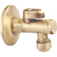 Rohový ventil s matkou, 1/2'x 3/8', bronz Rohový ventil s matkou, 1/2'x 3/8', bronz