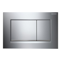 GEBERIT SIGMA30 ovládací tlačítko, 2 množství splachování, chrom lesk/mat/lesk GEBERIT SIGMA30 ovládací tlačítko, 2 množství splachování, chrom lesk/mat/lesk